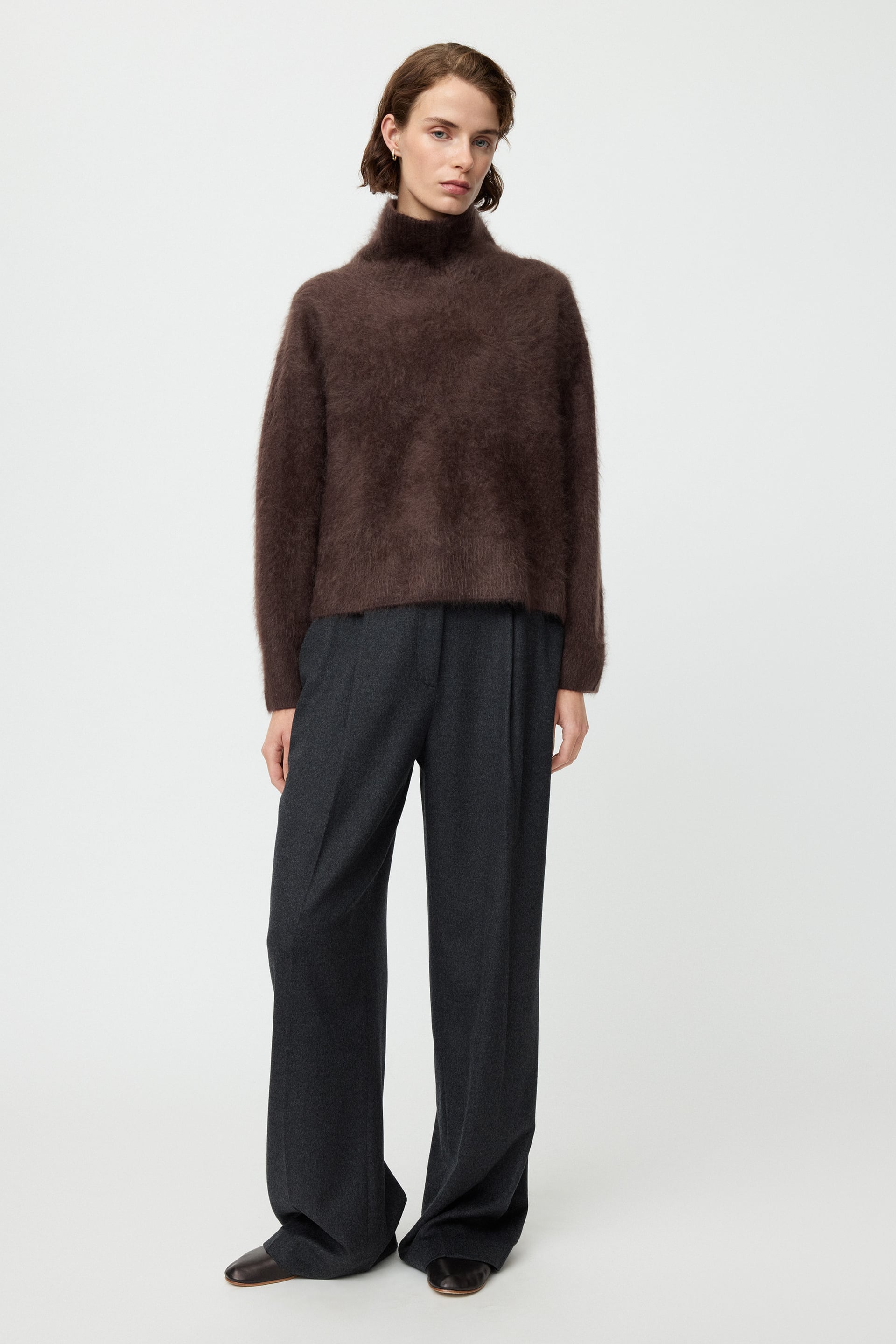 Brushed boyfriend turtleneck 0