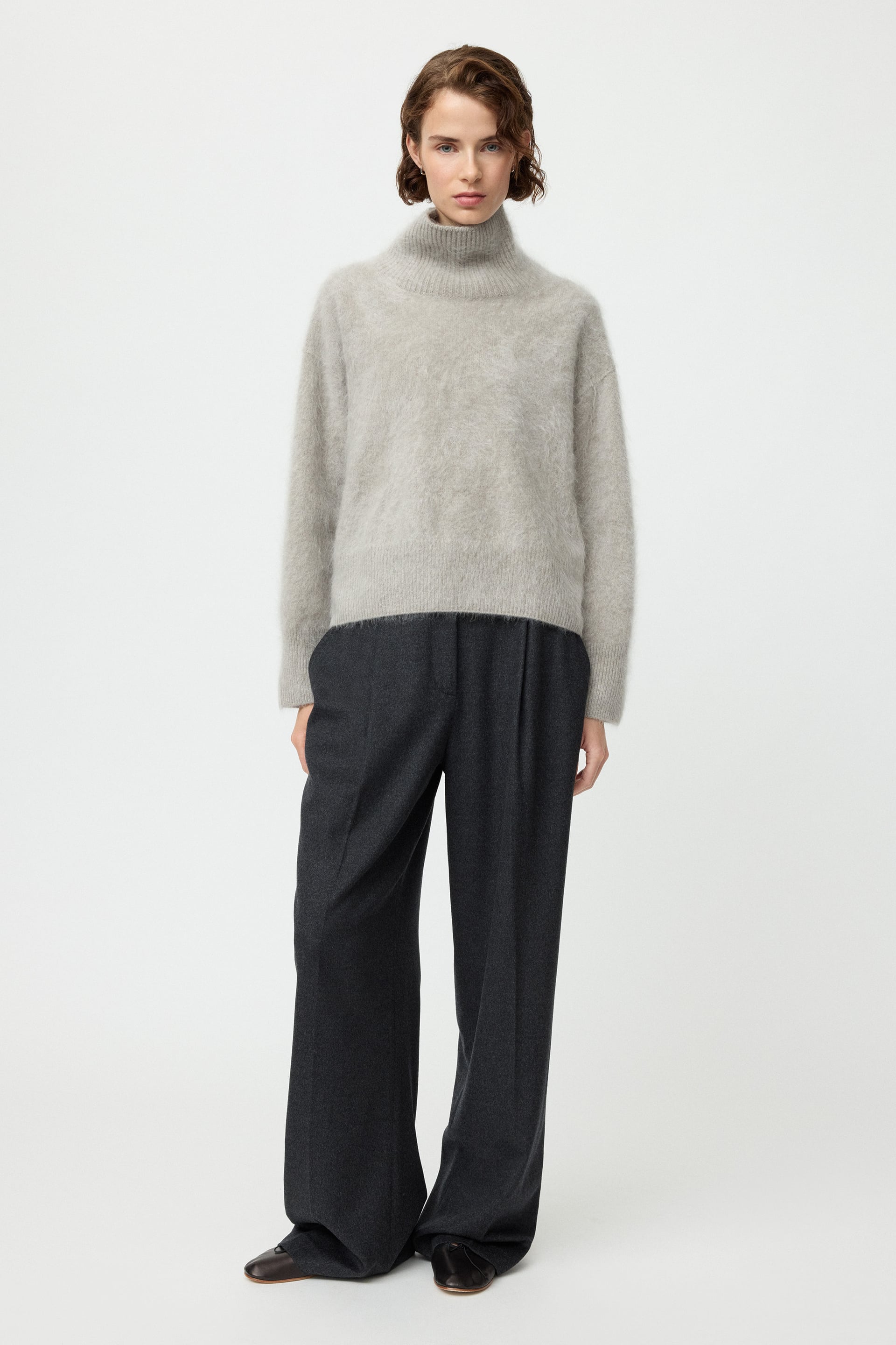 Brushed boyfriend turtleneck 0