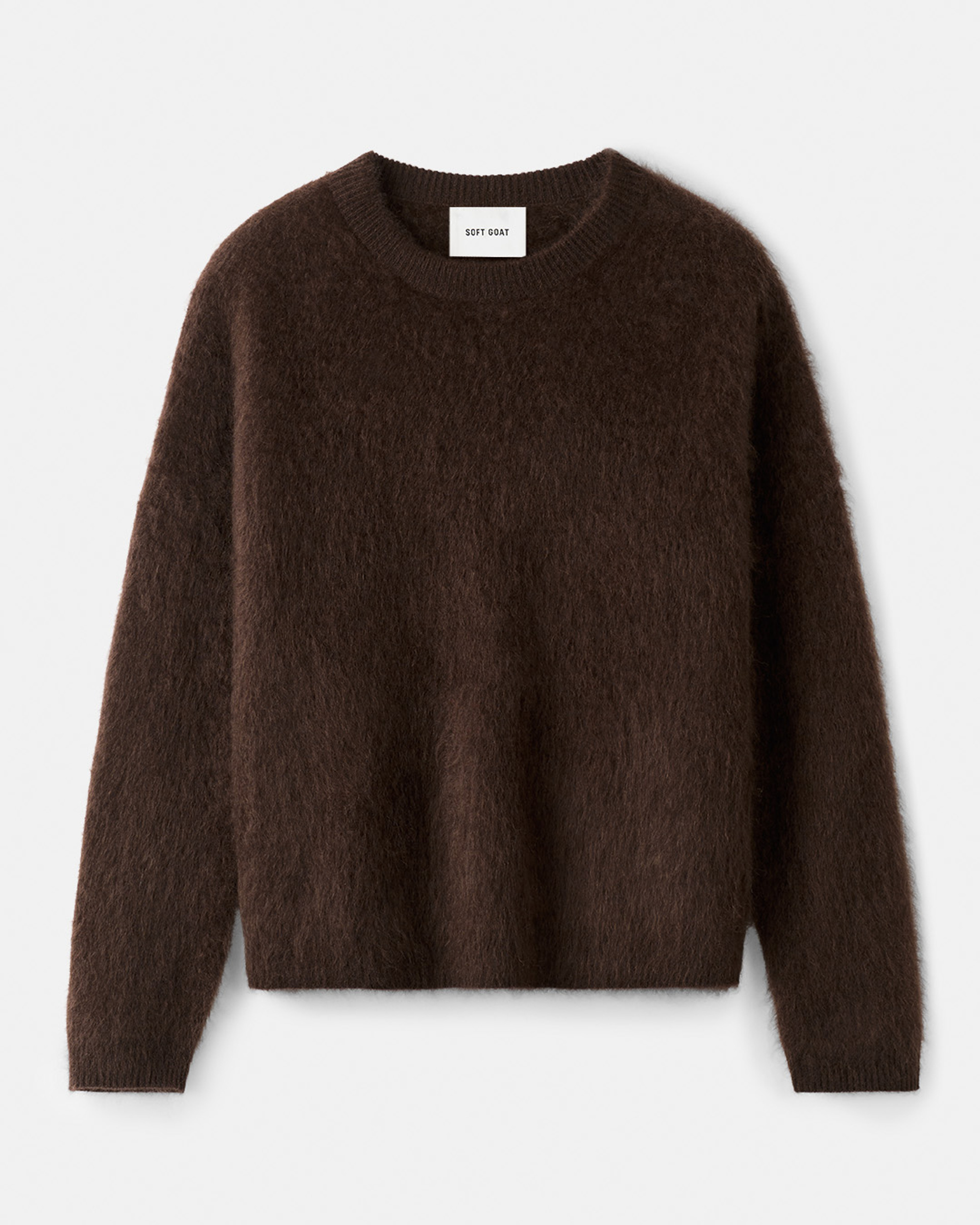Brushed boyfriend crewneck 1