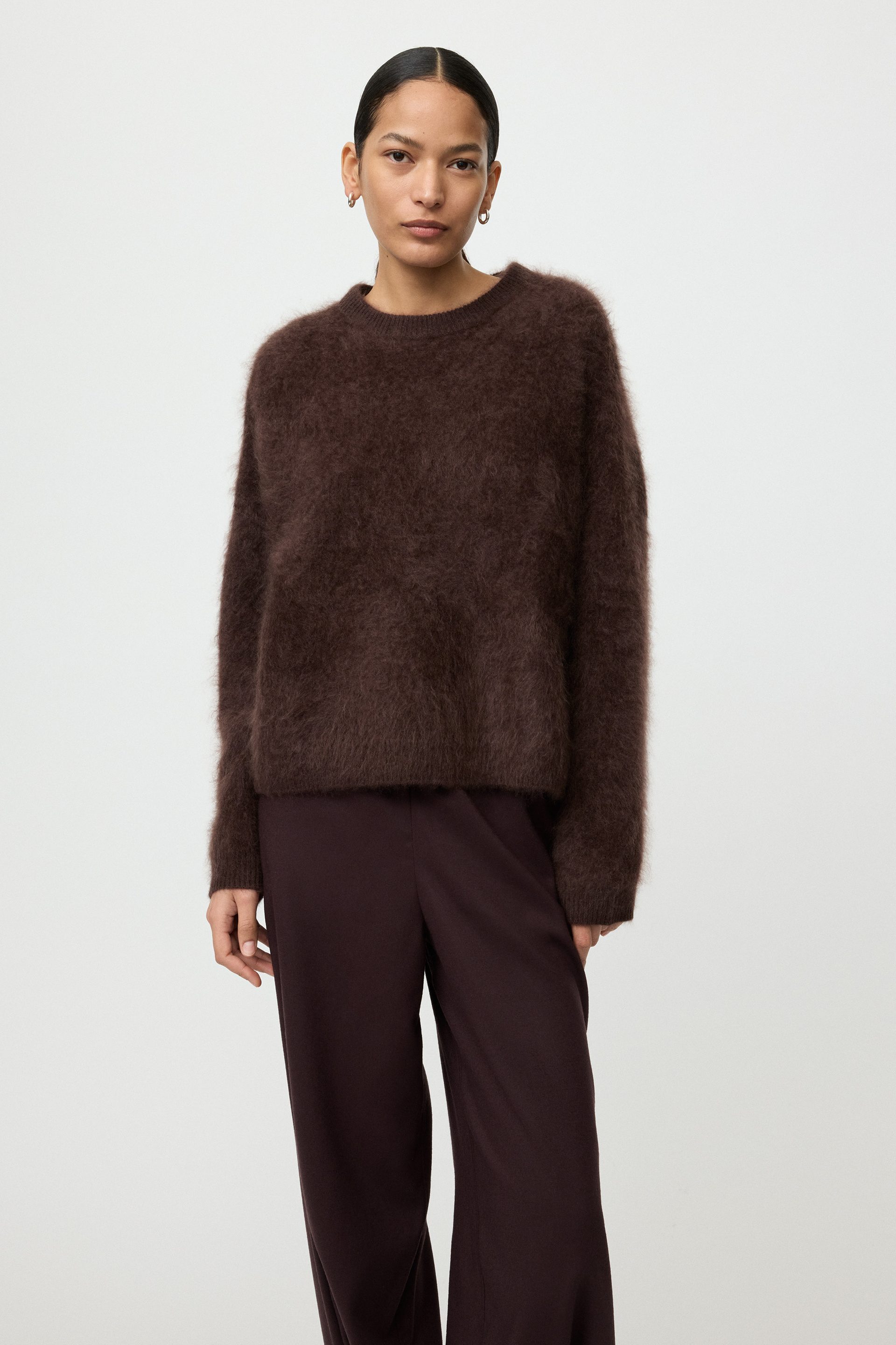 Brushed boyfriend crewneck 2