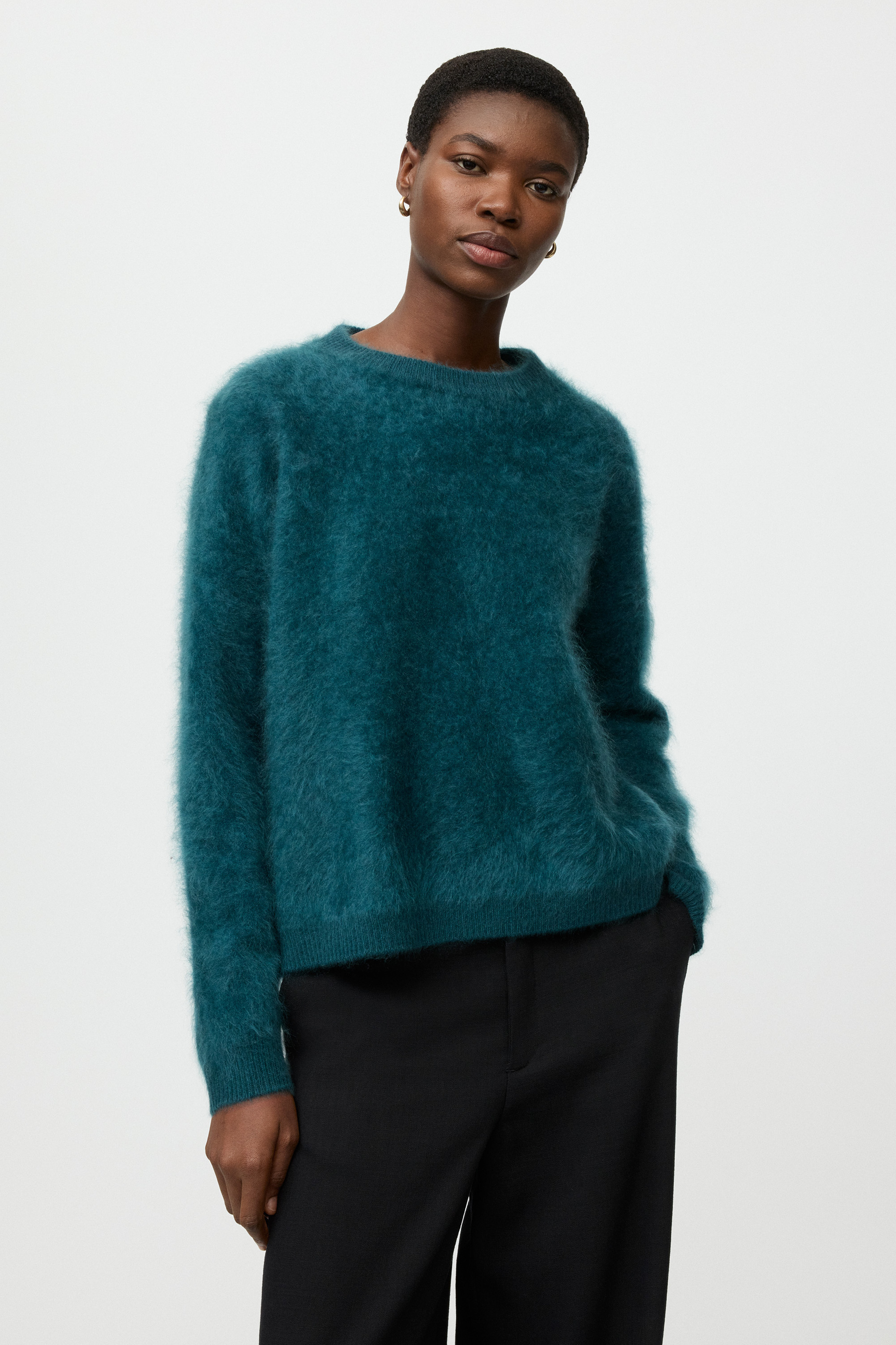 Brushed boyfriend crewneck 2