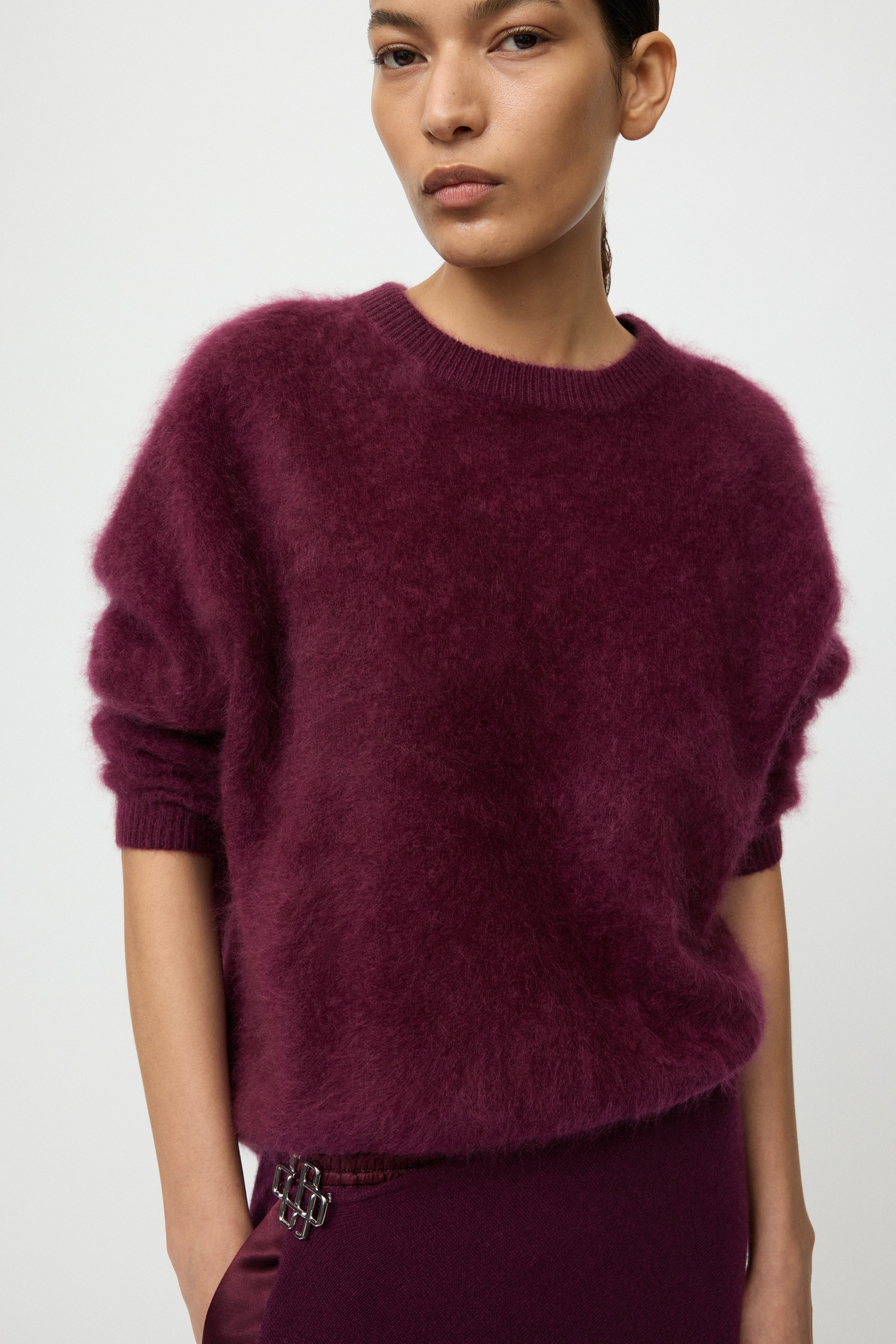 Brushed boyfriend crewneck 4