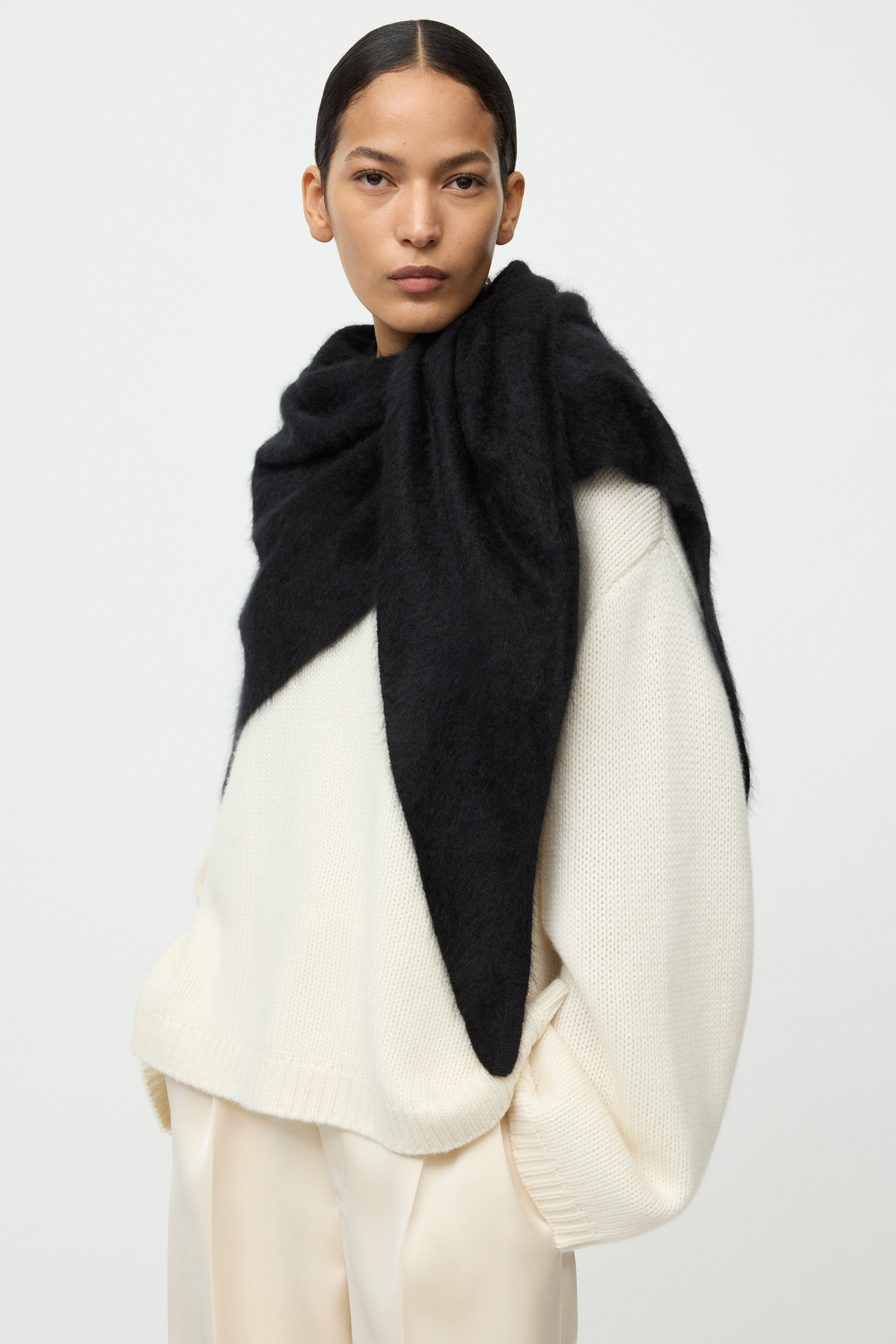 Brushed scarf 0