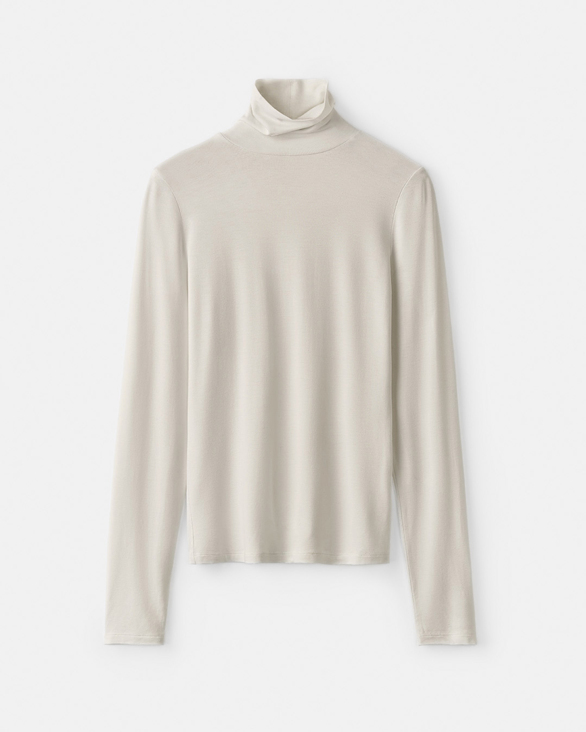 Lightweight jersey turtleneck 1