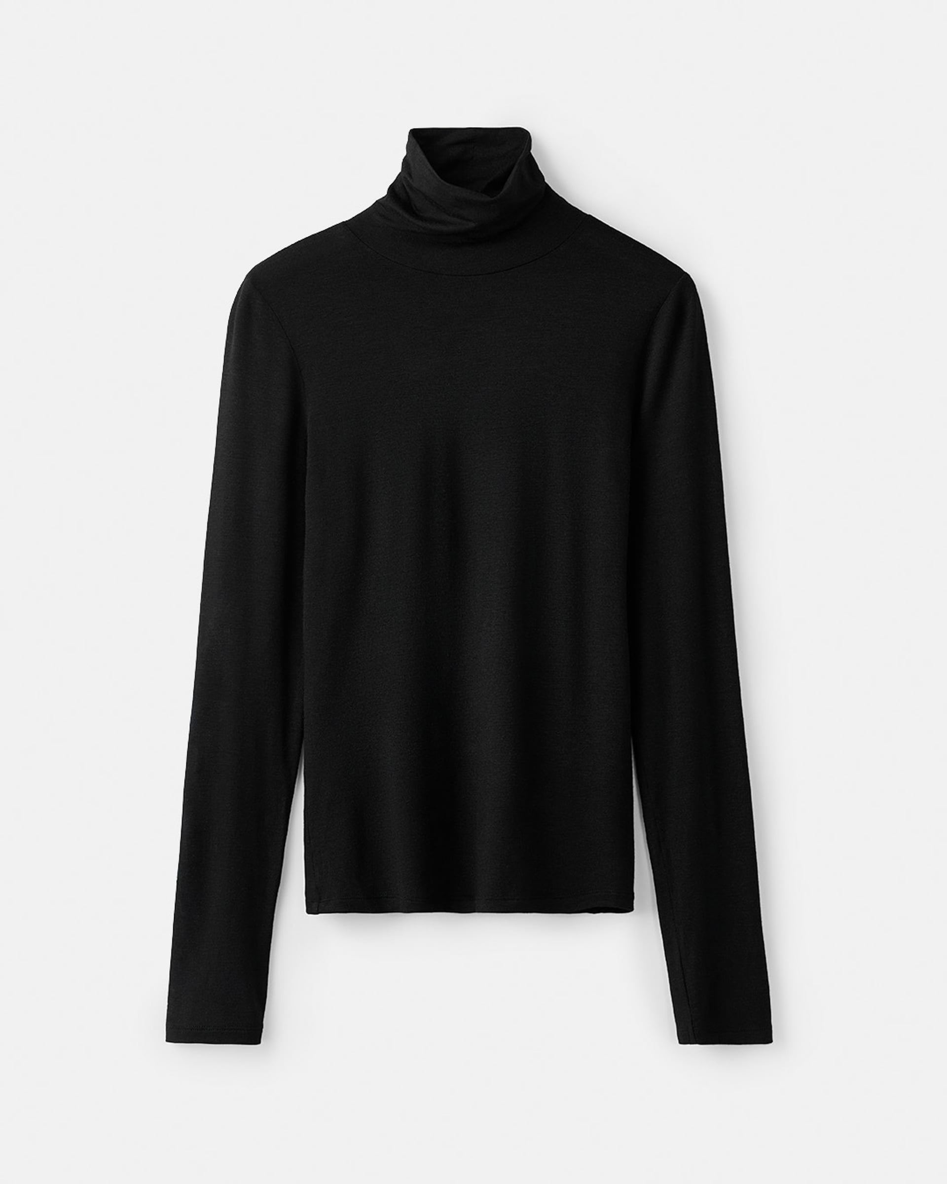 Lightweight jersey turtleneck 1