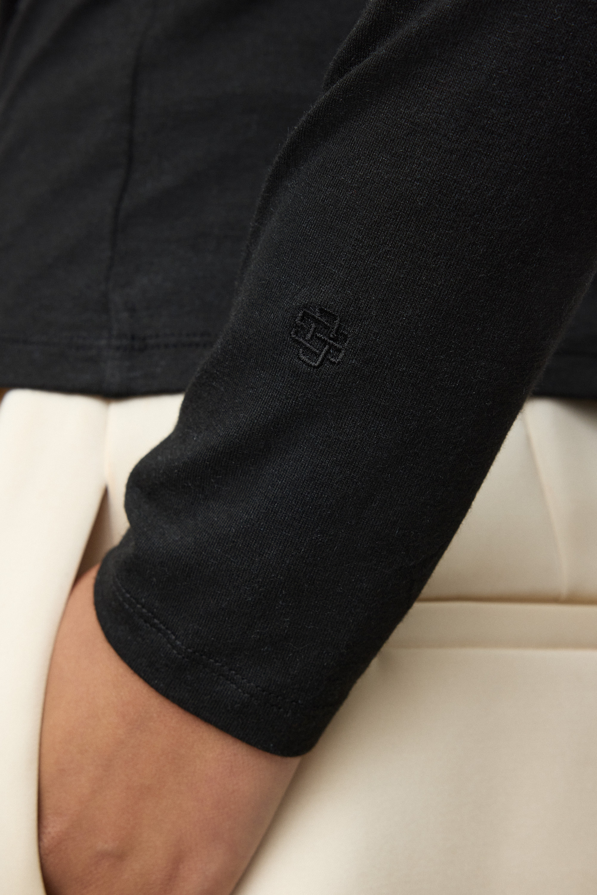 Lightweight jersey turtleneck 6