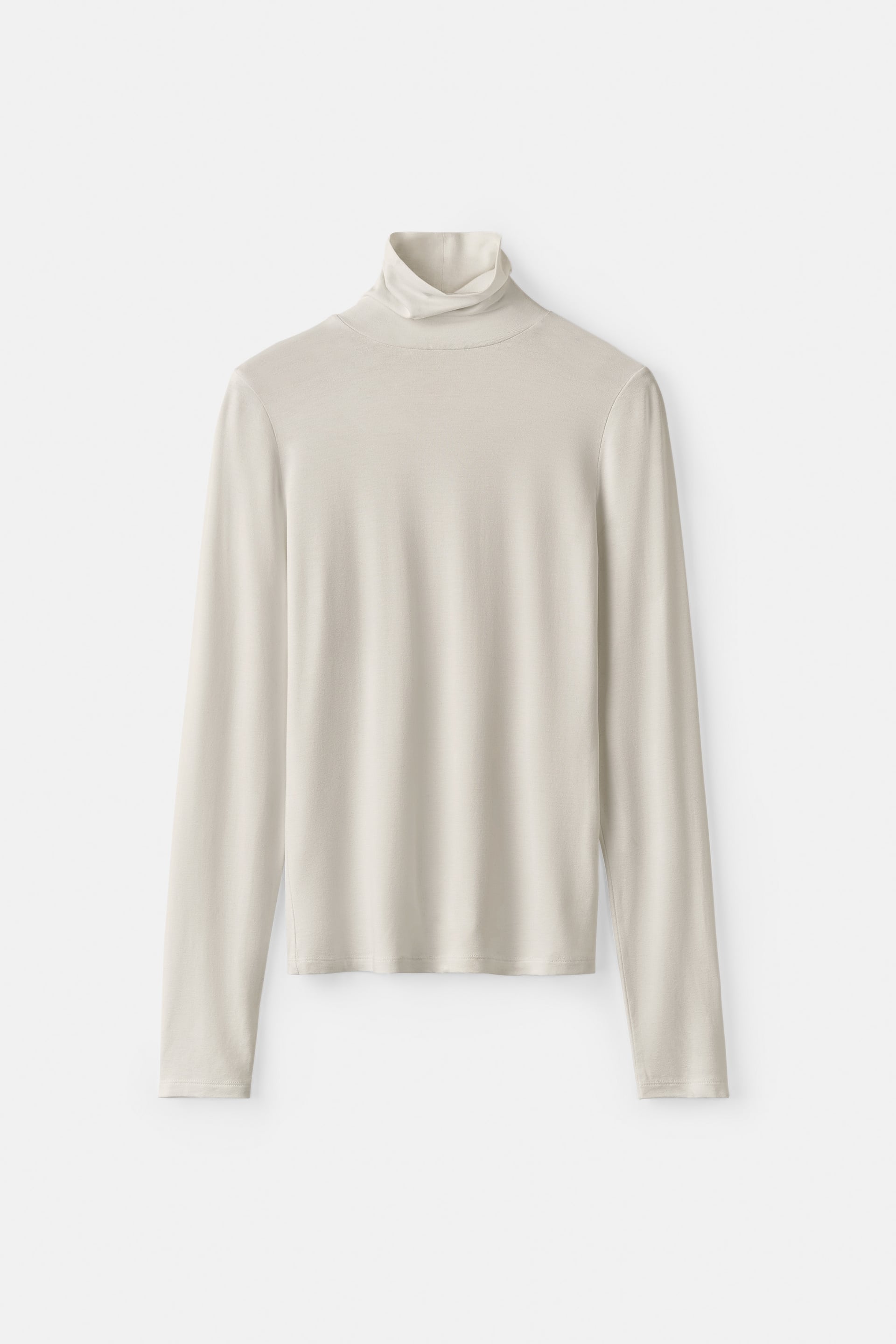 Lightweight jersey turtleneck 1