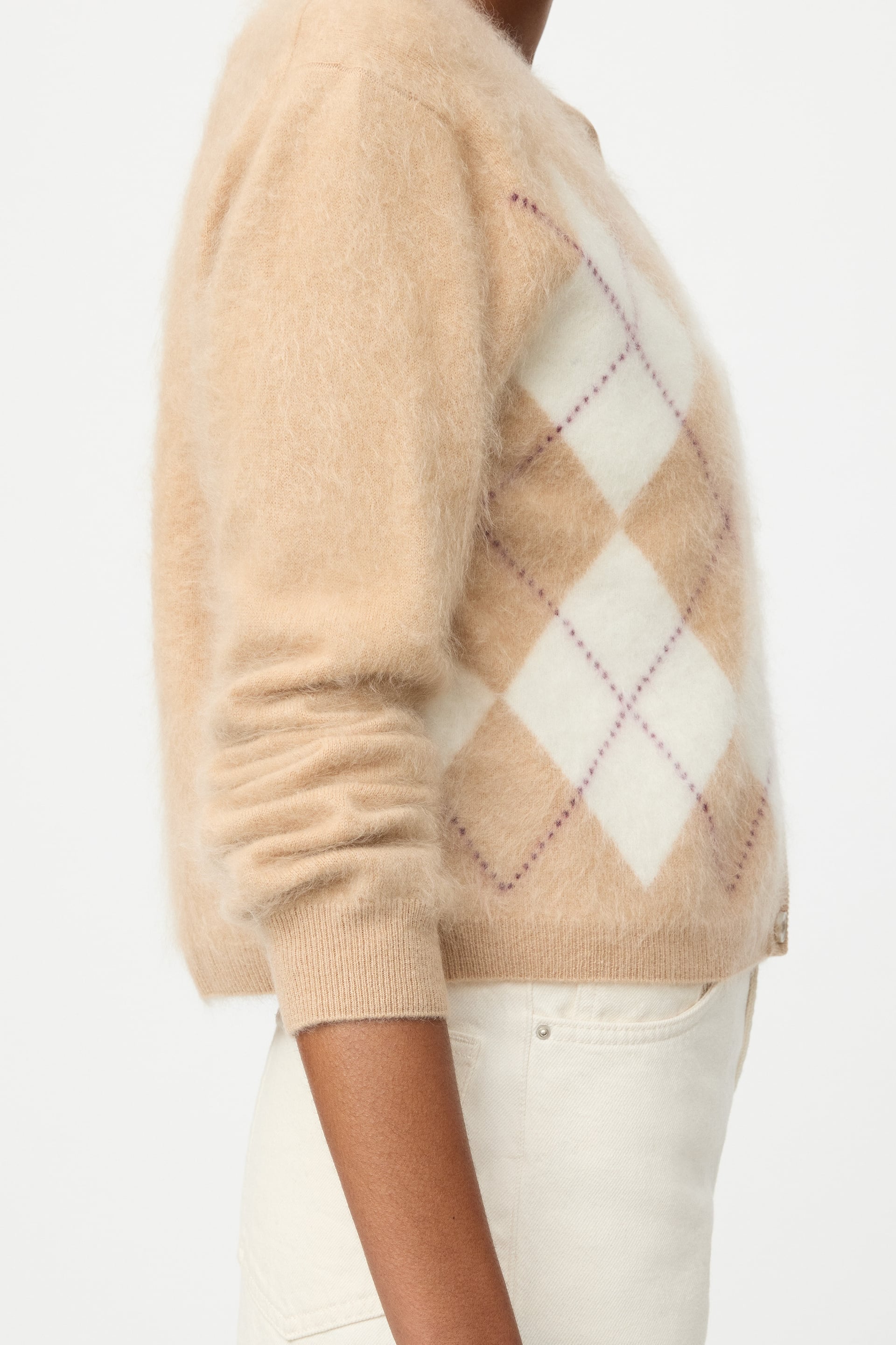Argyle cardigan 4