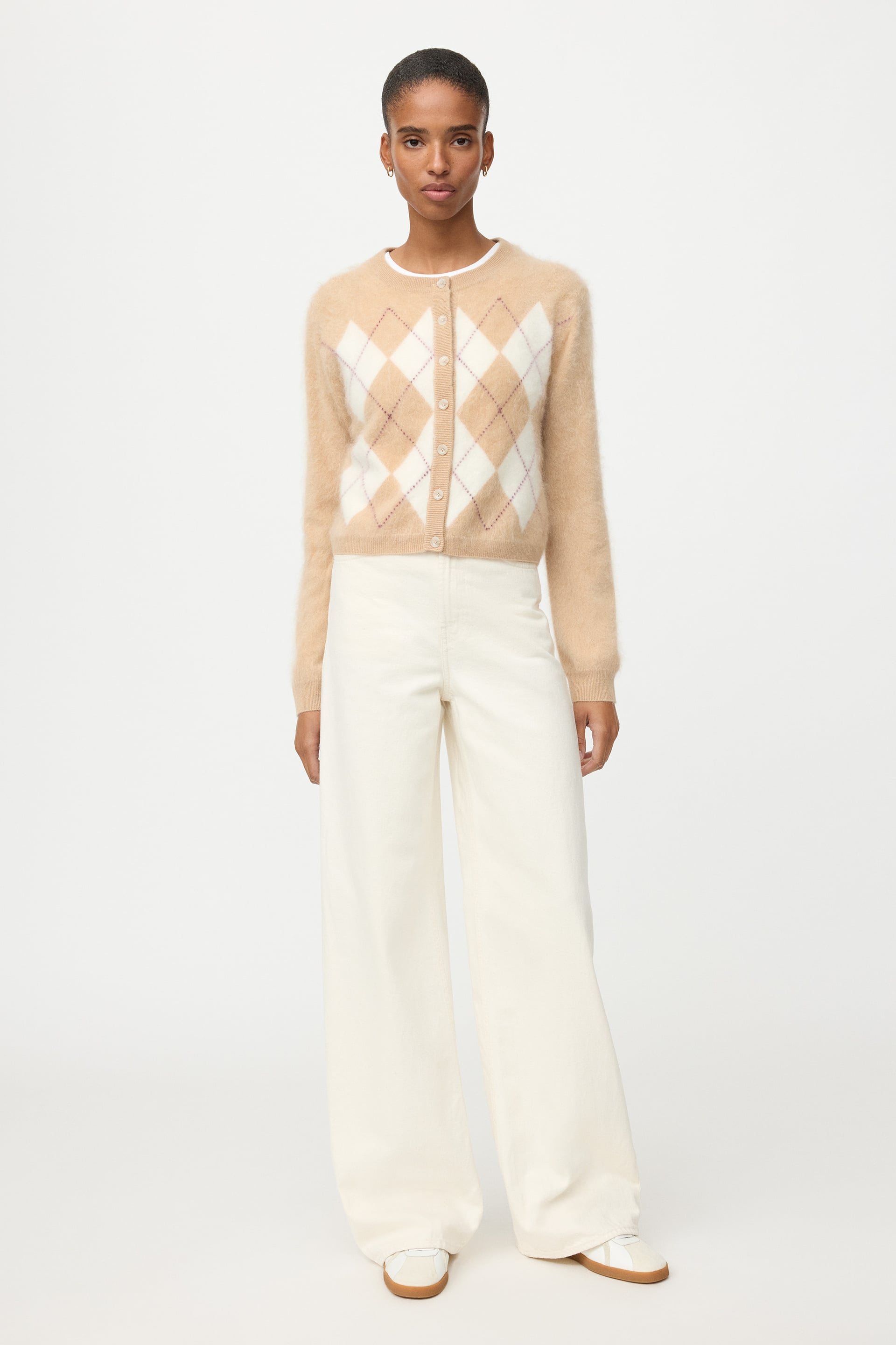 Argyle cardigan 0