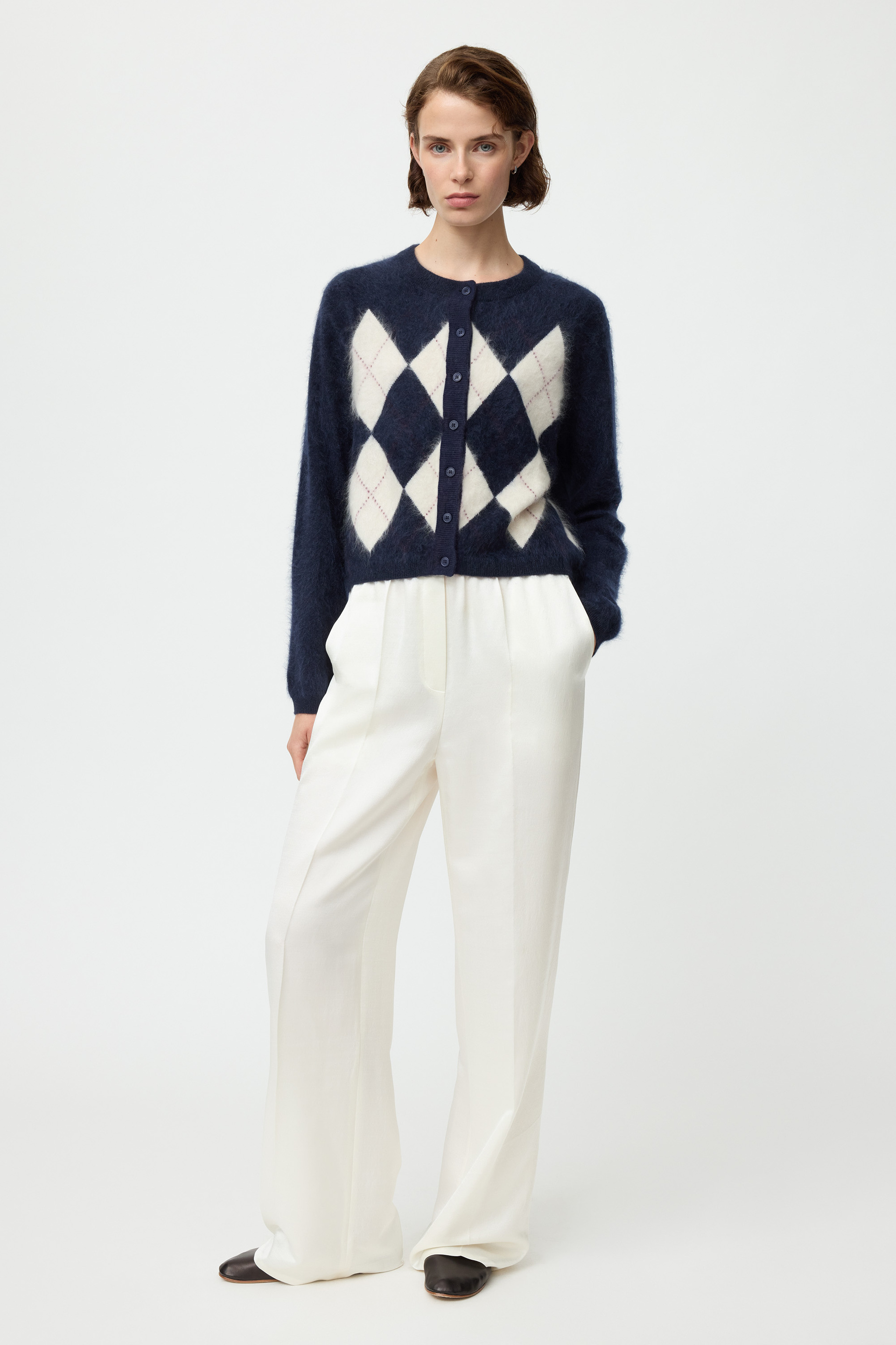 Argyle cardigan 0