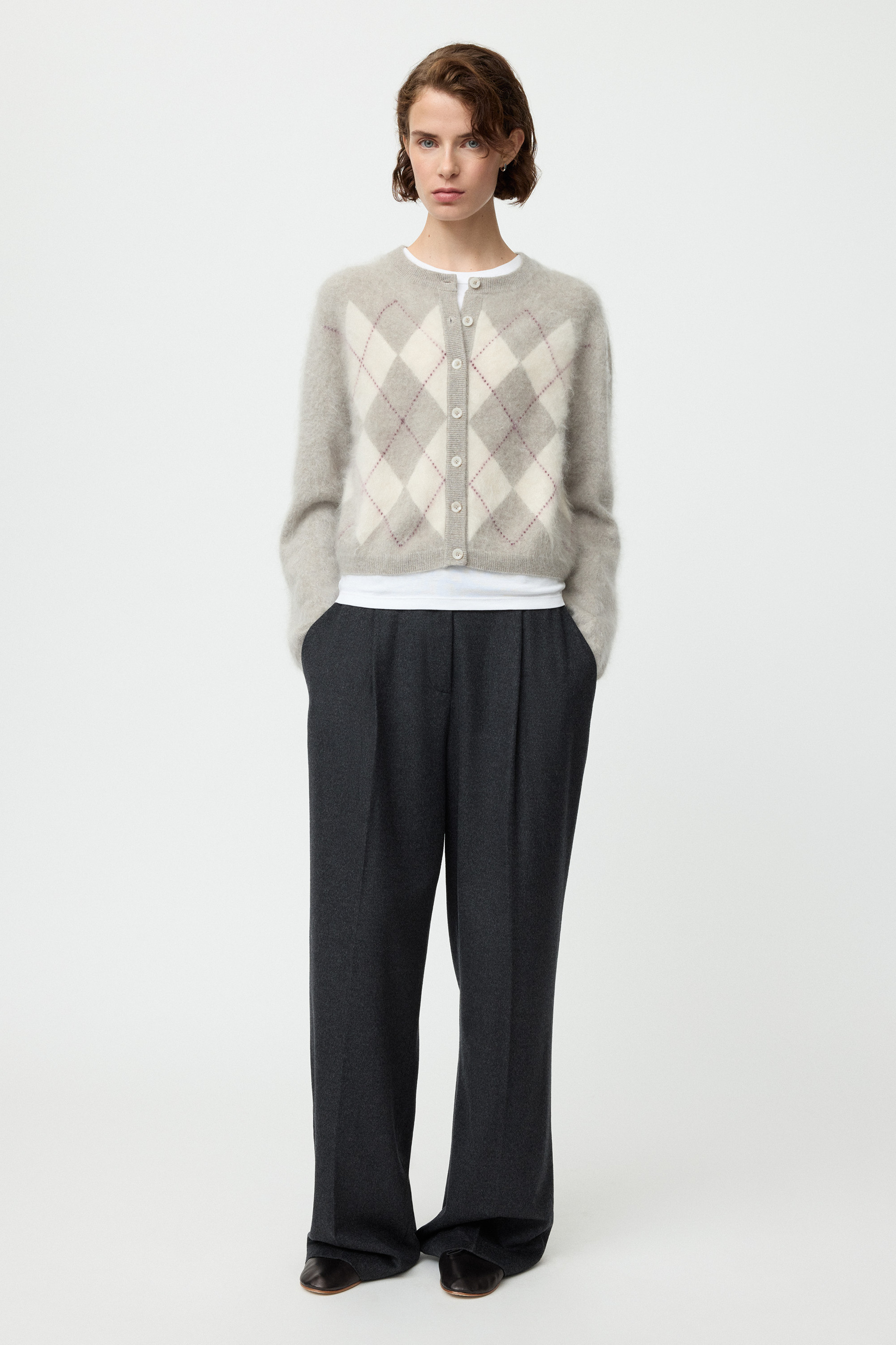Argyle cardigan 0