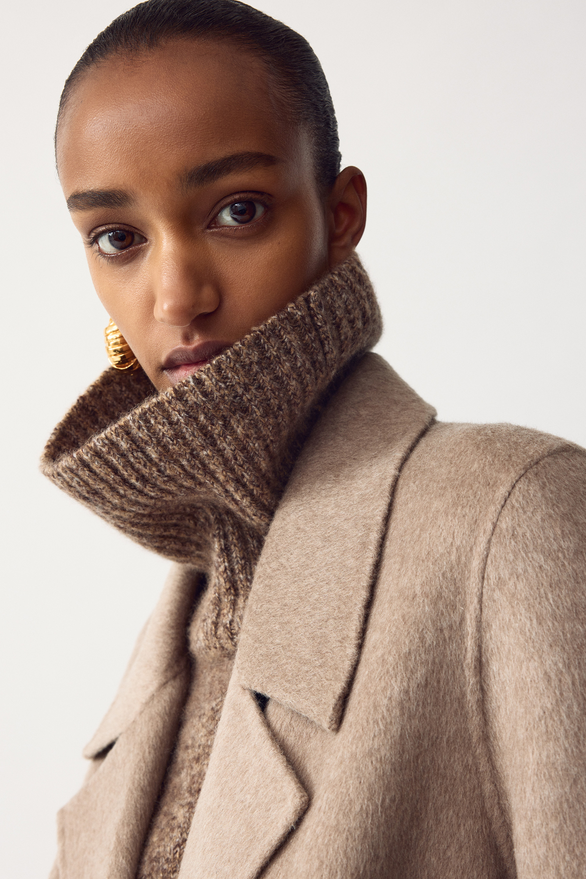 Marled relaxed fit turtleneck 6