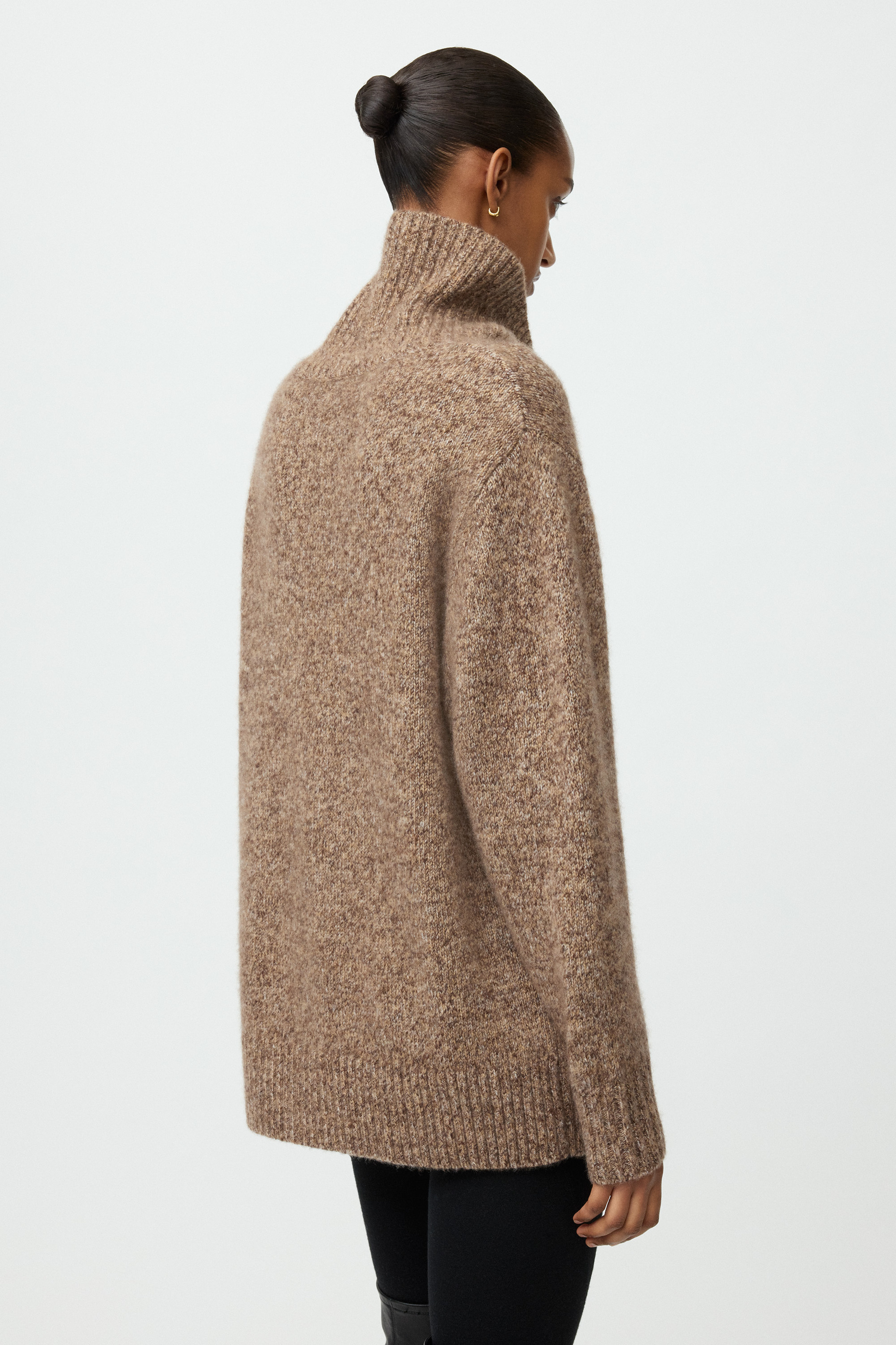 Marled relaxed fit turtleneck 3
