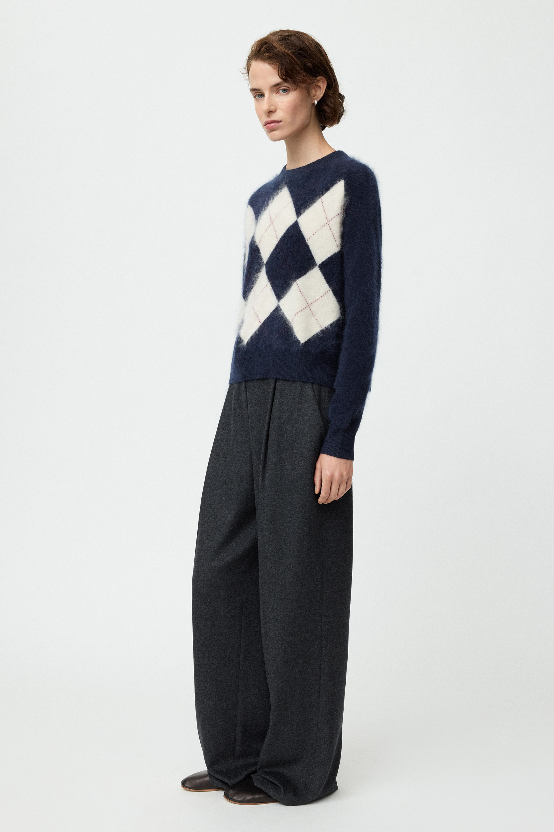Argyle crewneck 0