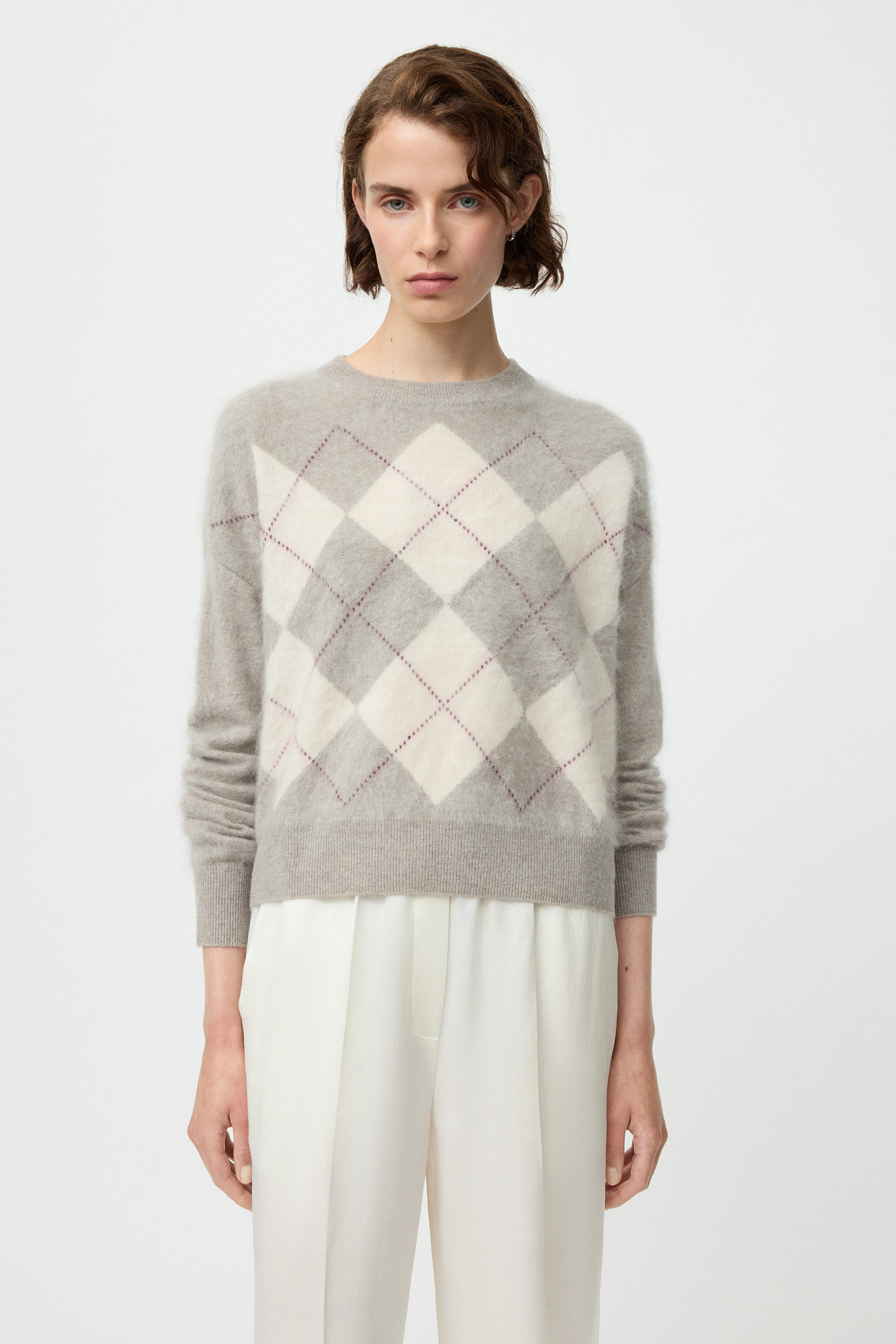 Argyle crewneck 2