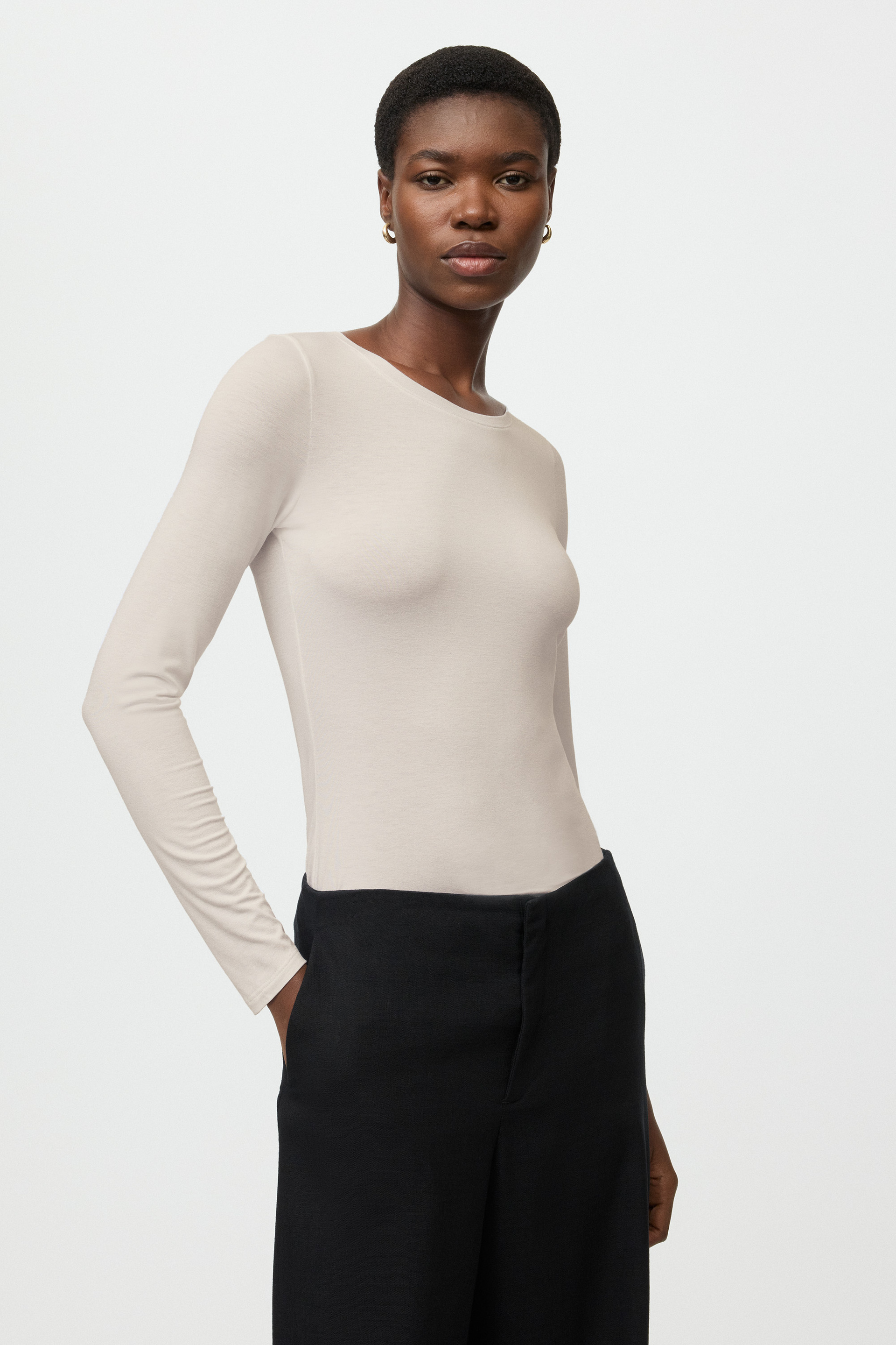 Lightweight jersey crewneck 2