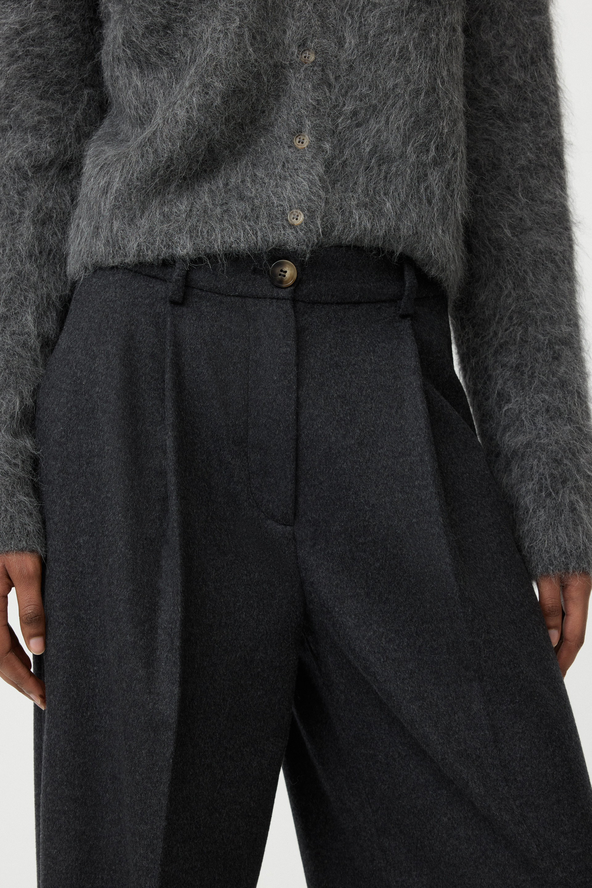 Wide pleat trousers 5