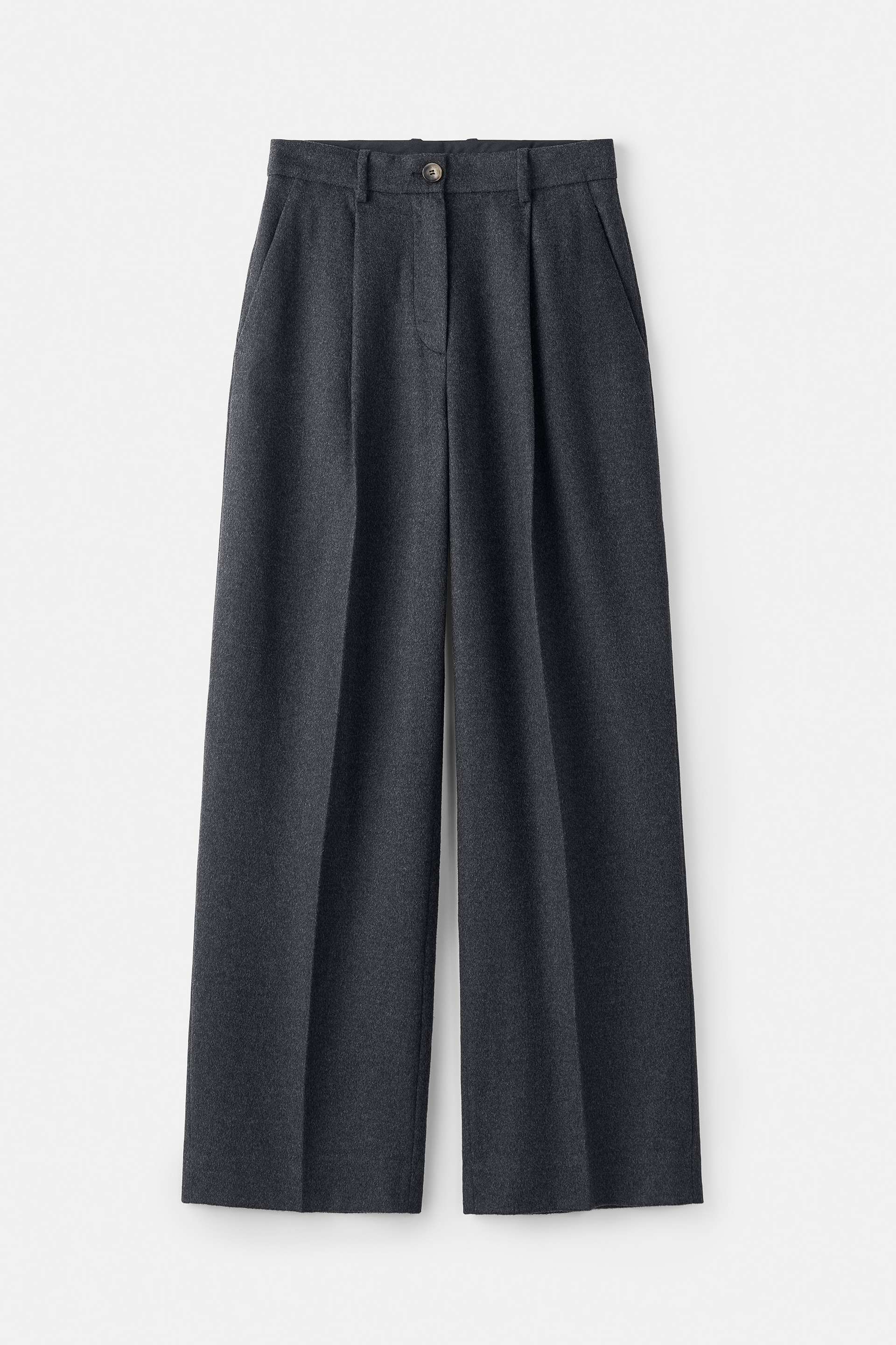 Wide pleat trousers 1