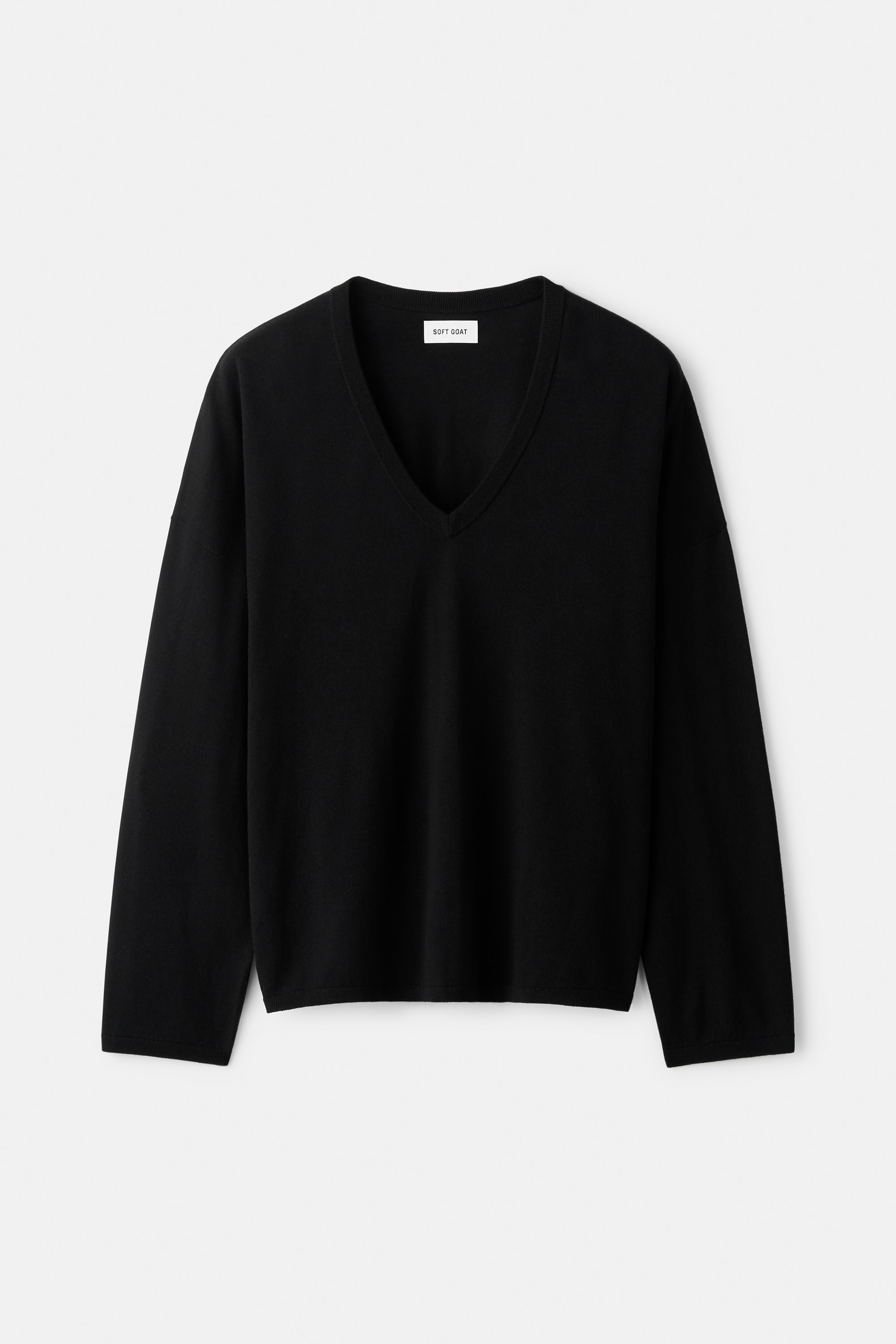 Featherlight v-neck Black 1