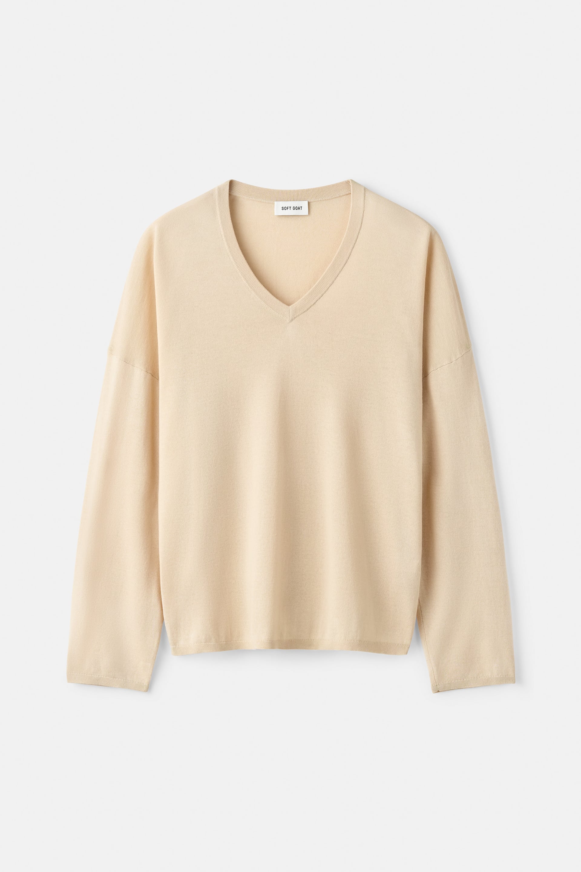 Featherlight v-neck Champagne 1