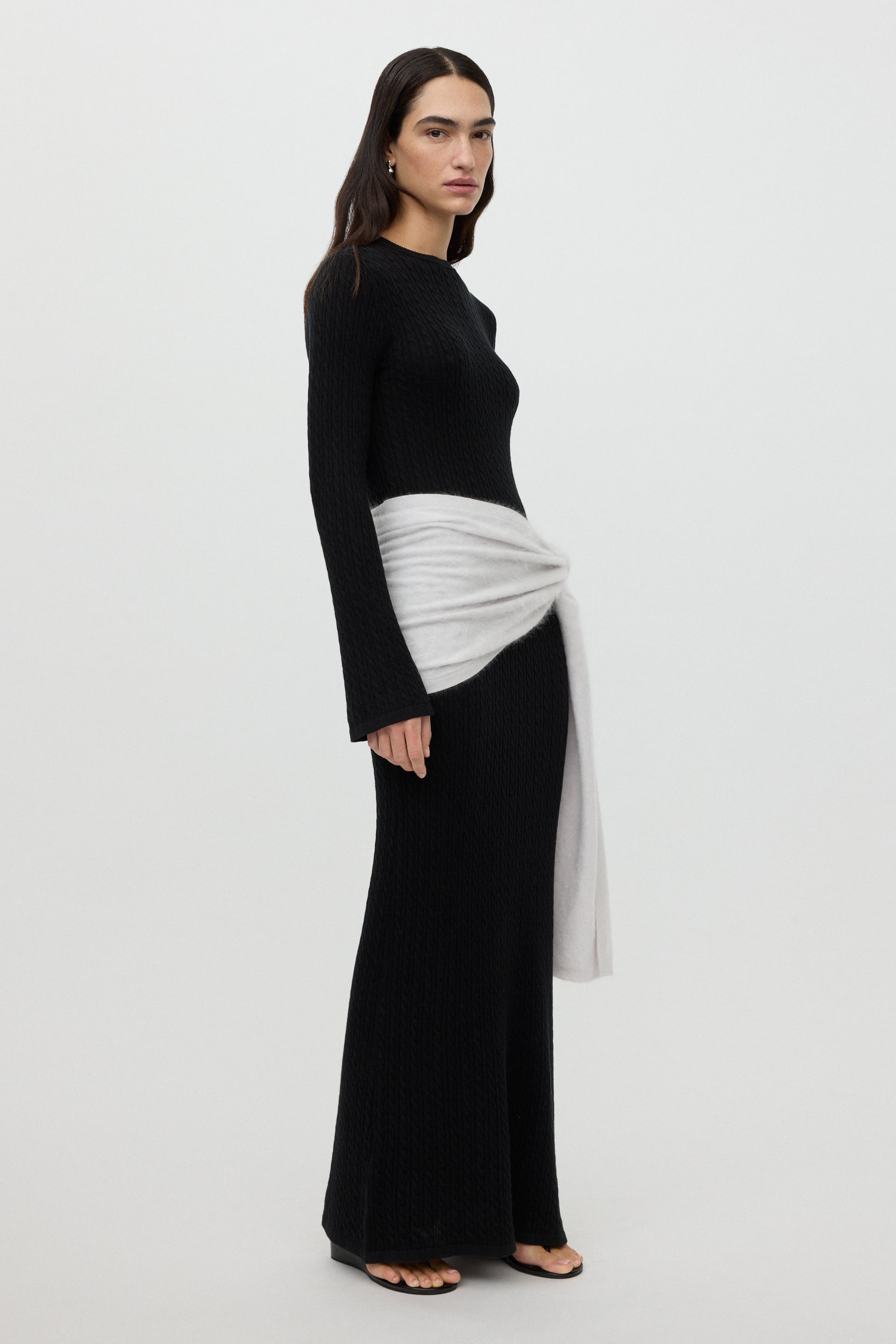 Cable knit dress 0