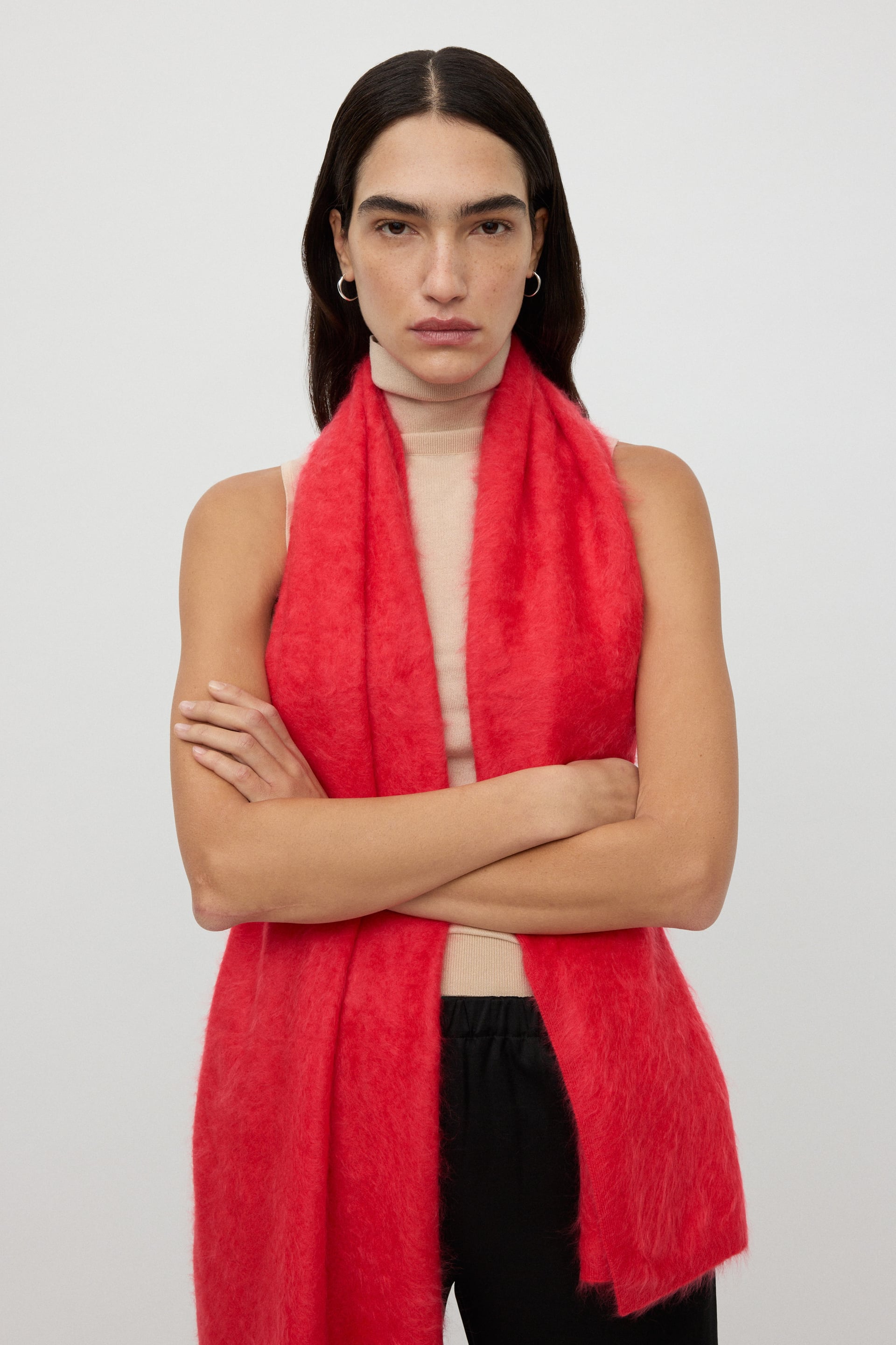 Brushed scarf 0