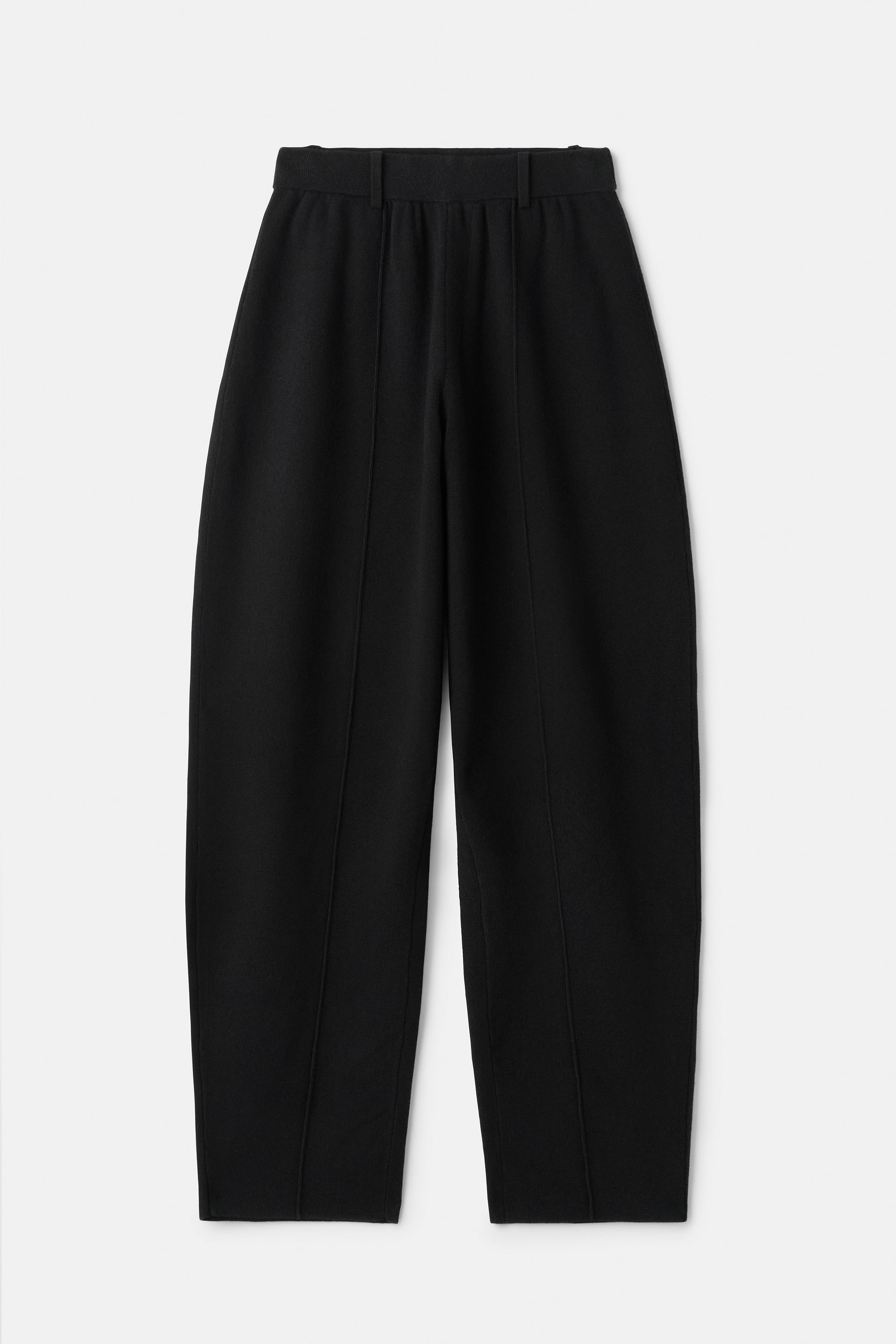 Barrel leg trousers Black 1