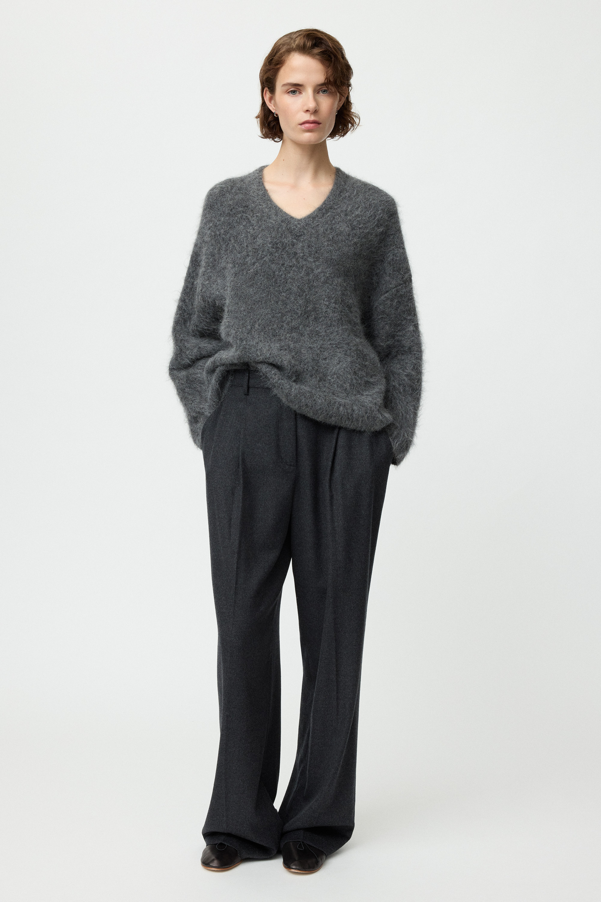 Alpaca v-neck 0
