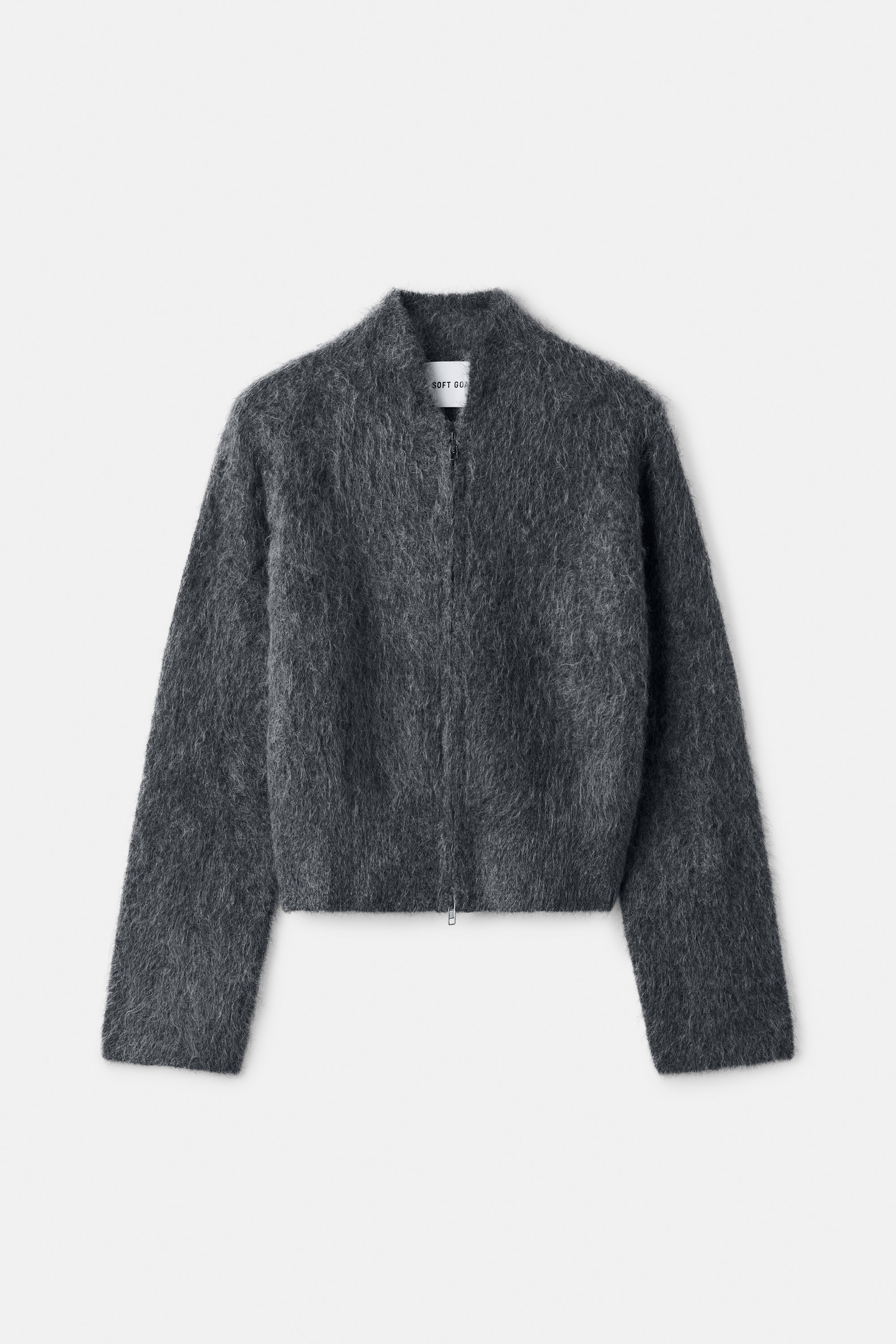 Alpaca zip cardigan 1