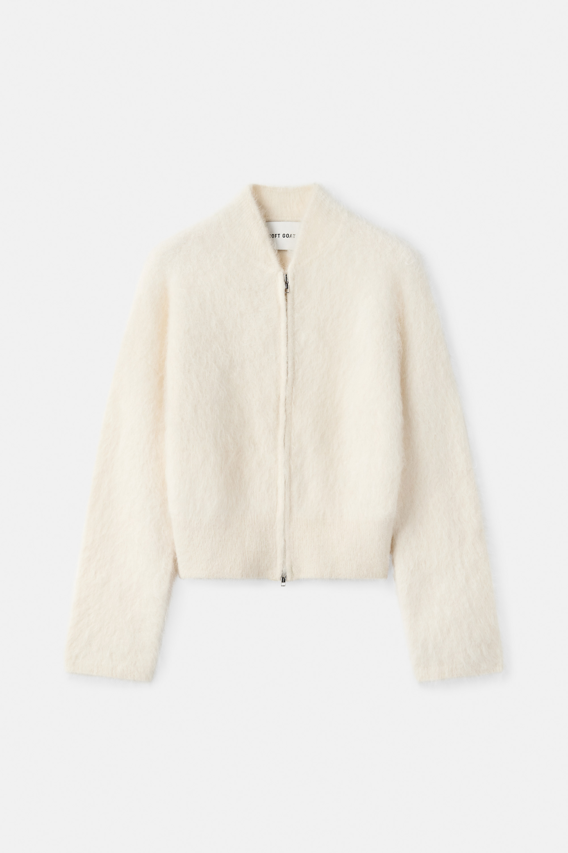 Alpaca zip cardigan 1