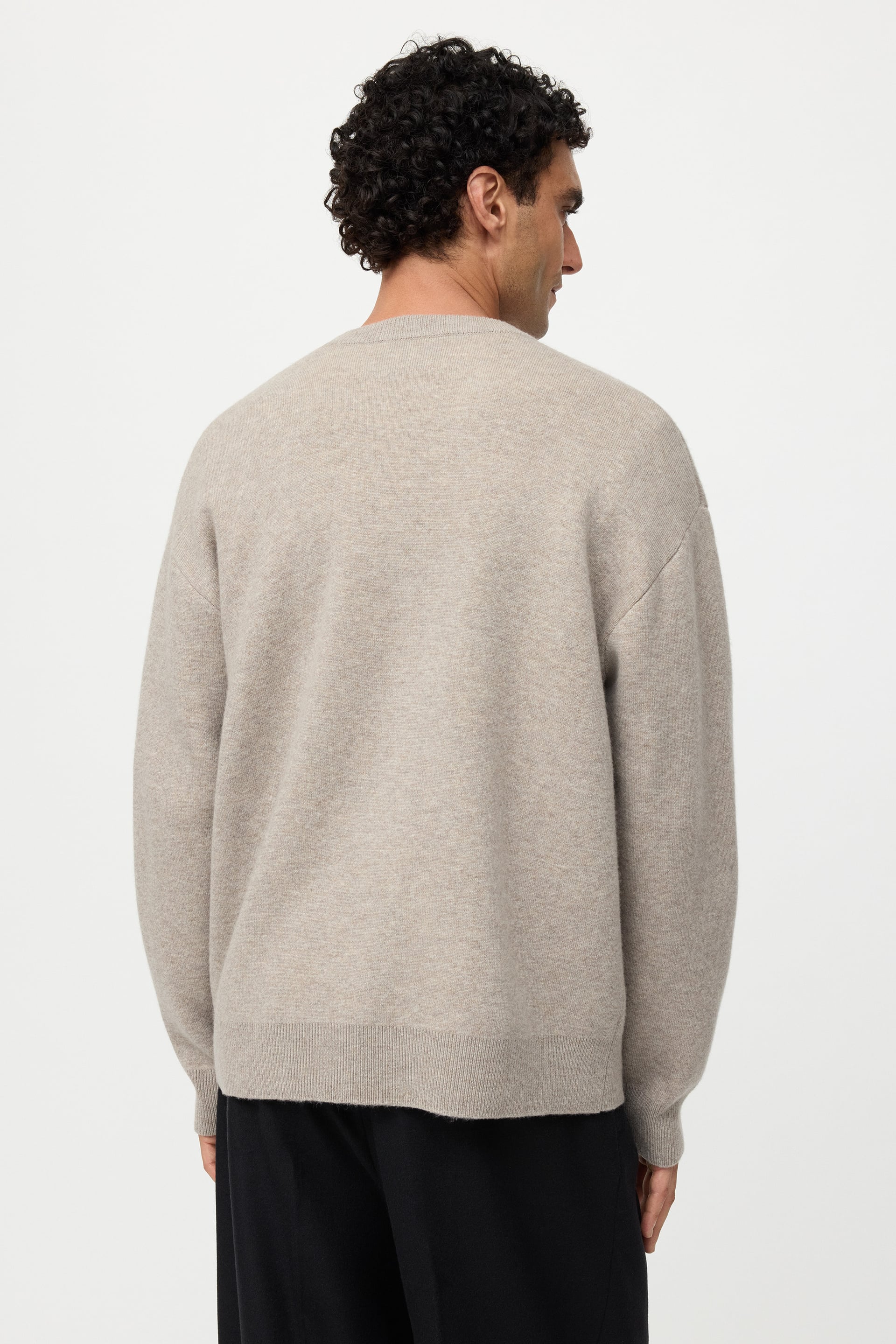 Men's double knitted cardigan 3